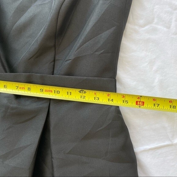 David's Bridal Black Bridesmaid‎ Prom Sleeveless Dress Size 6 NWT - Picture 15 of 16